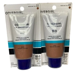 New 2 Pack Covergirl CG Smoothers BB Cream #815 Tinted Moisturizer +SPF 21 - Picture 1 of 2