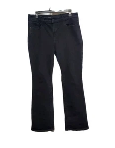 Old Navy Jeans Damen Größe 12 Kurz Schwarz Kicker Bootcut Mid Rise 34x30 Neu - Bild 1 von 6