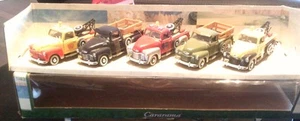 CARARAMA 1/43 scale ~ 5 CHEV TRUCK set ~ assembled die-cast models second hand - Picture 1 of 3