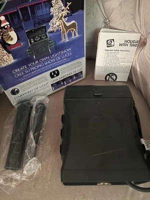 Gemmy Christmas Create Your Own Holiday Lightshow w/ Timer 6 Outlet *Please Read - Image 1 of 4