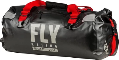 Bolsa seca Fly Racing Roamer – 40 litros impermeável, bolsa de aventura, preta - Imagem 1 de 4