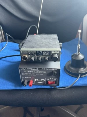 Stabo XM 3003E Funkgerät 12/24v + CB-Master Netzgerät + Antenne - Bild 1 von 4