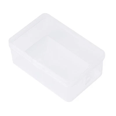 Rectangular Plastic Transparent Storage Box Jewelry Beads Container Organizer - Image 1 of 4