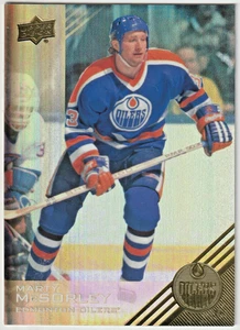 2013-14 UD (Edmonton Oilers Collection) Gold Rainbow SP # 24 Marty McSorley! - Picture 1 of 2