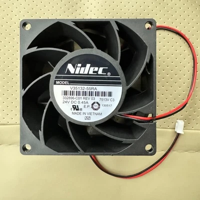 V35132-55RA 8038 8CM 24V 0.45A Inverter Fan - Image 1 of 2