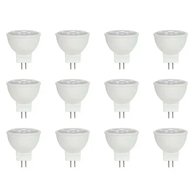 Satco 3W - LED - MR11 - 4000K - 25 deg. beam spread - GU4 base - 12 Pack - Image 1 of 2