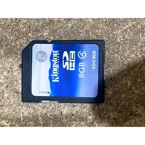 Kingston 8GB SDHC Memory Card Class 4 for Digital Cameras, Camcorders & Laptops - Picture 1 of 7