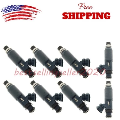 8x Inyectores de combustible 23250-46080 para Toyota Land Cruiser 1998-2005 Lexus LX470 4,7 L Foto 1 de 4