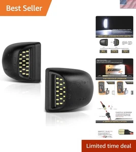 Full LED License Plate Light for Cadillac & GMC Vehicles - Easy Install - Bild 1 von 11