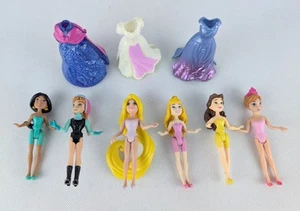 Disney Princess Magic Clip Polly Pocket Set 9 Teile, Puppenkleider, - Bild 1 von 5