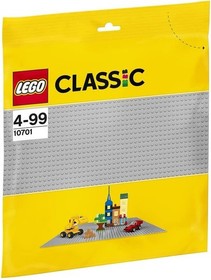 LEGO Classic Gray Baseplate 10701