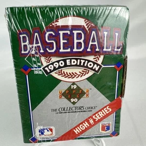 1) 1990 UPPER DECK High # Series complete factory sealed set - Picture 1 of 6