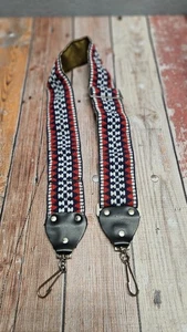 Retro Vintage 70's Wide Woven Retro Hippie SLR/DSLR Camera Neck Strap - Picture 1 of 5