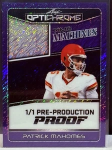 2025 Leaf Optichrome Patrick Mahomes - Pre-Production Proof 1/1 - Time Machines - Bild 1 von 2