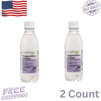 Solución oral de citrato de magnesio Freskaro 10 oz, sabor a uva Foto 1 de 4