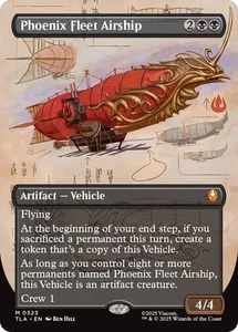 x1 Phoenix Fleet Airship - Borderless M MTG Avatar: The Last Airbender M/NM, Eng - Picture 1 of 1