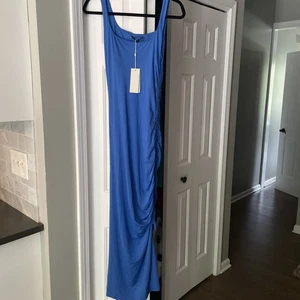 Tunnel-Maxikleid der Marke Shore gerafft neu mit Etikett Größe Small - Bild 1 von 4