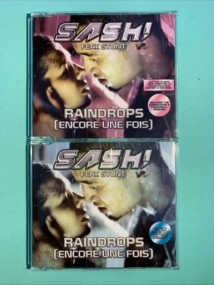 SASH! Ft. Stunt - Raindrops [Encore Une Fois] CD 1&2 (CD, 2008) 9 TRKS *RARE* NM - Image 1 of 4