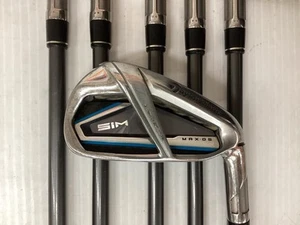 Taylormade SiM MAX OS Iron SET #5-pw 6pc Graphite TENSEI BLUE TM60 Flex:Regular - Picture 1 of 9