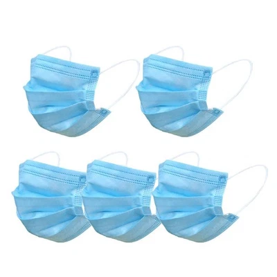 5Pcs Einwegmaske Nasenfilter Staubpartikel Gesichtsmaske Familienpackung - Image 1 of 4