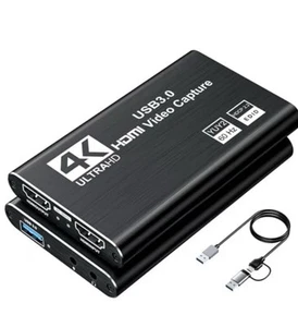Video Capture Card, Audio Video Capture Card, USB 3.0 Capture Card 4K NO CABLES - Afbeelding 1 van 5