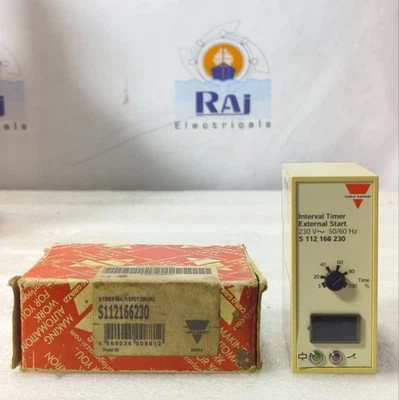 CARLO GAVAZZI S112166230 INTERVAL TIMER EXTERNAL START 230VAC 50/60Hz FREE SHIP - Image 1 of 4