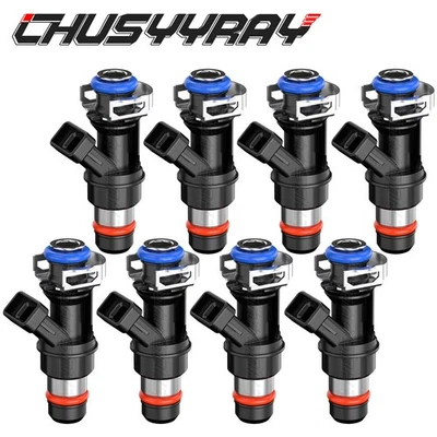8 PCS Upgrade Fuel Injectors For 2000 Chevrolet Suburban 2500 5.3L - Изображение 1 из 4
