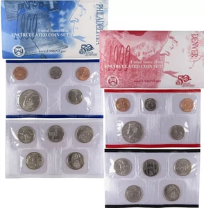 1999 United States Mint Uncirculated Coin P & D Set OGP Free Shipping! - Picture 1 of 1