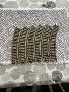 Marklin HO 5206 1/1 Curved M Track  6 Pieces - Picture 1 of 4