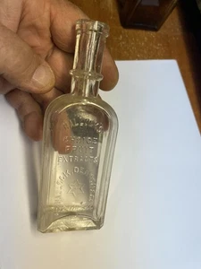 Antike Hallock’s Choice Fruchtextrakte Flasche Newark N.J. - Bild 1 von 5