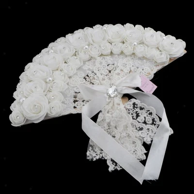 Abanico Plegable para Mano Mujer Vintage Patrón Abanicos Abanico Plegable Foto 1 de 4