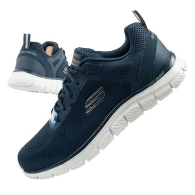 Skechers Track-Broader Navy Blau Herren Sneaker Sportschuhe Atmungsaktiv Slip-In