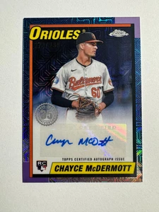 CHAYCE MCDERMOTT 2025 TOPPS CHROME ROOKIE SILVER PACK 35TH RC AUTO /299 - Bild 1 von 2