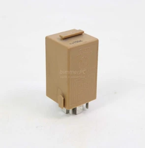 Relé de control limpiaparabrisas BMW marrón E46 E39 E38 E60 E63 E83 1996-2010 OEM - Imagen 1 de 3