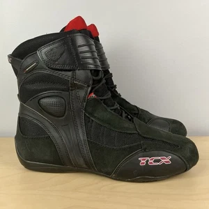 TCX Men’s Size 10.0 / 44 X-Cube Black High Ankle Motorcycle Boots Waterproof - Bild 1 von 15