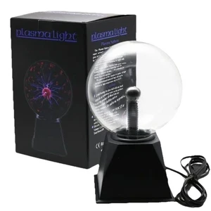 Plasmaball Wissenschaft Spielzeug für Kinder berührungsempfindlich lila-rot elektrisches Licht - Bild 1 von 3