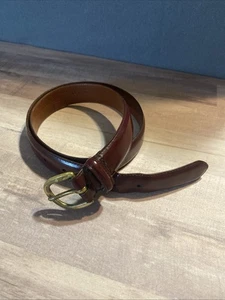 Vintage Coach Leder Gürtel Style 3921 Unisex 34/90 cm massive Messingschnalle - Bild 1 von 11