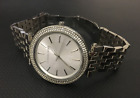michael kors mk3190 darci silver dial crystal pave ladies classic watch