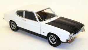 Minichamps 1/18 Scale Model 150 089078 - 1970 Ford Capri I RS 2600 - White/Black - Bild 1 von 7
