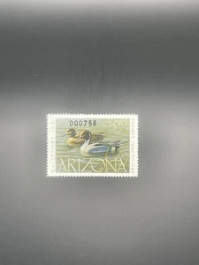 1987 ARIZONA - State Duck Stamp - Mint OG NH - Picture 1 of 2