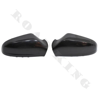 2 Stucke Spiegelkappe Außenspiegel schwarz passt für Opel Astra H L + R