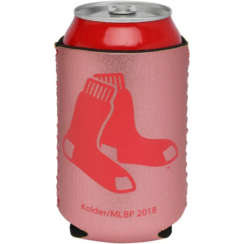 (2 PACK) BOSTON RED SOX ROSE GOLD DOUBLE SIDED CAN COOLERS KOOZIES FREE SHIP Cover