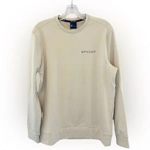Spyder Active Men’s Top - Medium SPM890D Beige Quick Dry Breathable Stretch NWT - Picture 1 of 7