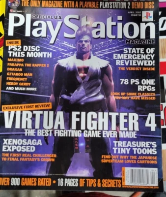 Official U.S. PlayStation Magazine 2002 Issue 55 w/ Demo Disc - Image 1 of 4