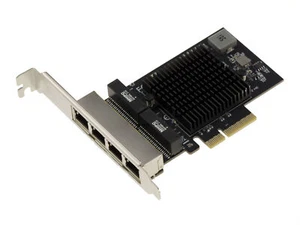 Pcie 2.5 Lan Quad Gigabit Ethernet 10 100 1G 2.5G 4x RJ45. Realtek RTL8125 - Bild 1 von 2