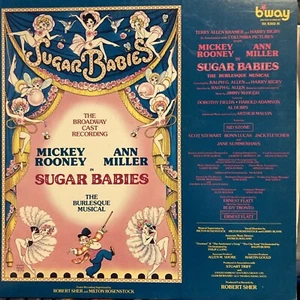 Sugar Babies Broadway Cast Recording Gatefold Record Album Rooney VG+ PET RESCUE - Imagen 1 de 7