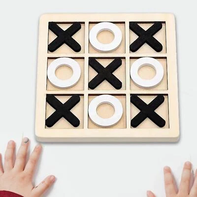 Tic TAC Toe Board Game Family Game Funny Table Game for Indoor Outdoor Gifts - Image 1 of 4