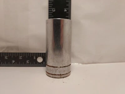 ACDelco 37236 1-1/8" Size 1/2" Drive 6 Pt Chrome Socket Foto 1 de 4