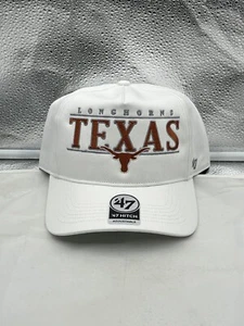 Gorra Texas Longhorns NCAA '47 Marca Blanco Enganche City Line Ajustable Snapback - Imagen 1 de 5