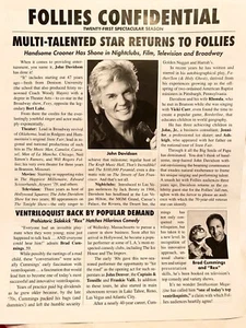FABULOSO PROGRAMA PALM SPRING FOLLIES 2011 CON PRIMO JOHN DAVIDSON/BRAD CUMMING - Imagen 1 de 2